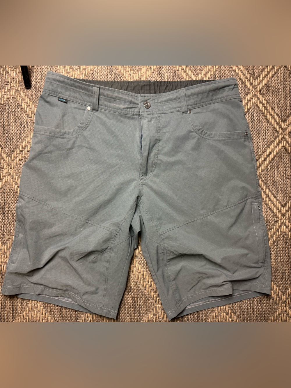 KUHL Silencr Kargo Shorts Men's 38x8 Ripstop Stretch Hiking Outdoor Style #5230